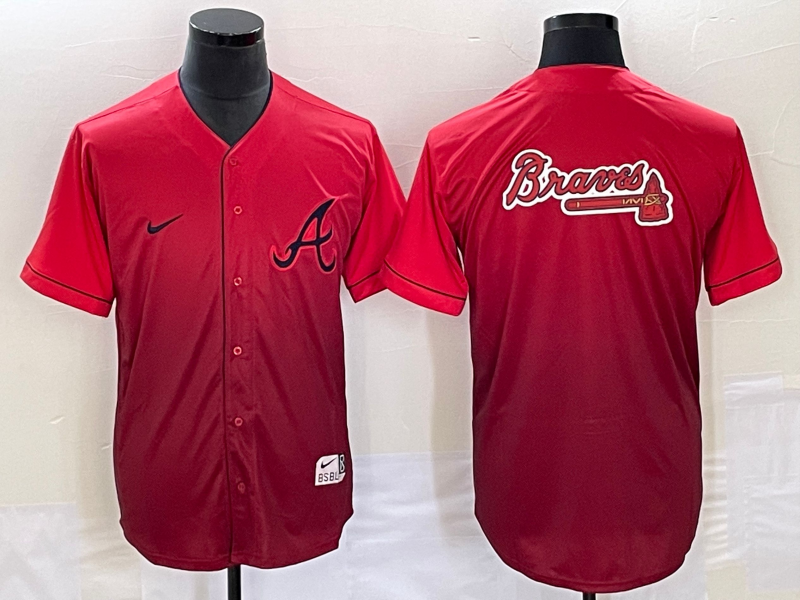 Men's Atlanta Braves Red Jersey